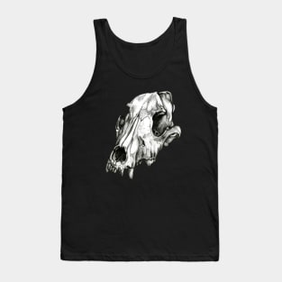 Canine Skull Tank Top